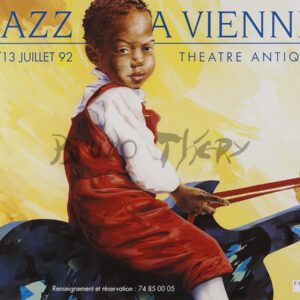 Affiche Jazz à Vienne 1992