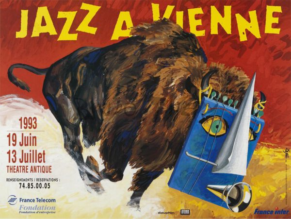 Affiche Jazz à Vienne 1993