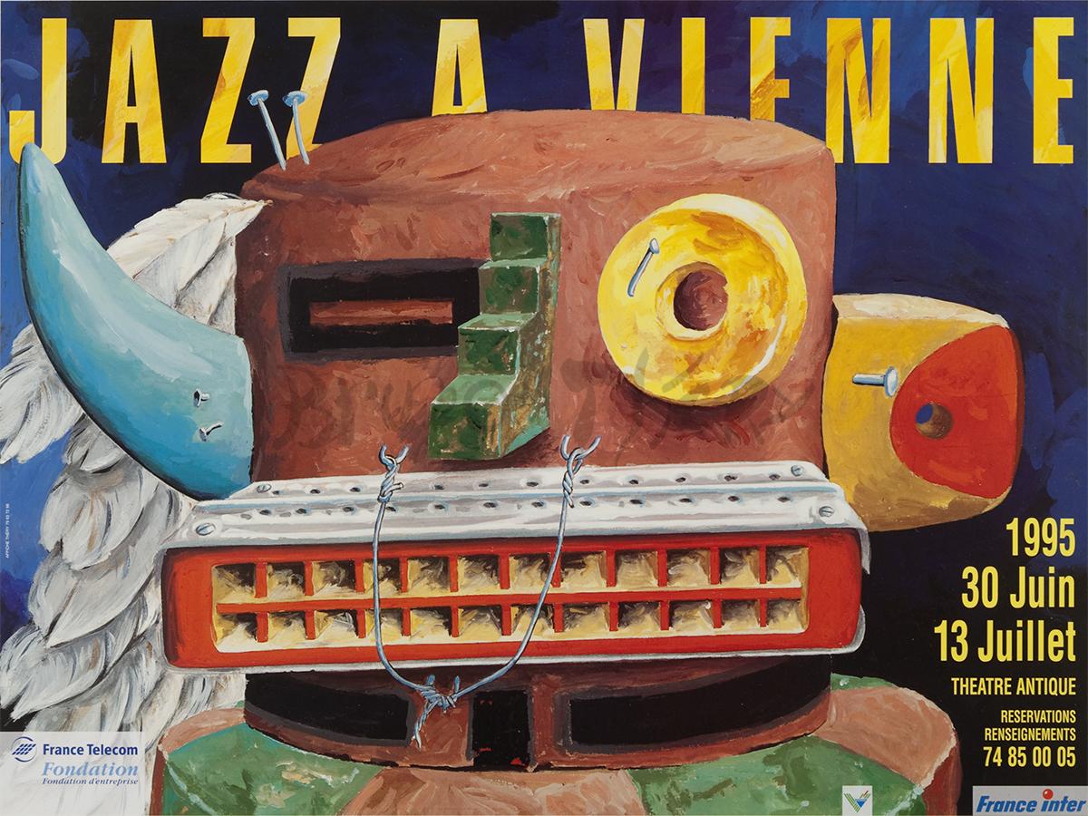 Affiche Jazz à Vienne 1995 – Image 1