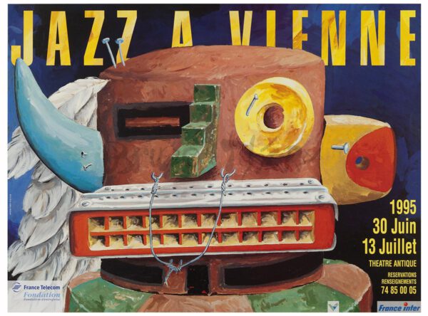 Affiche Jazz à Vienne 1995