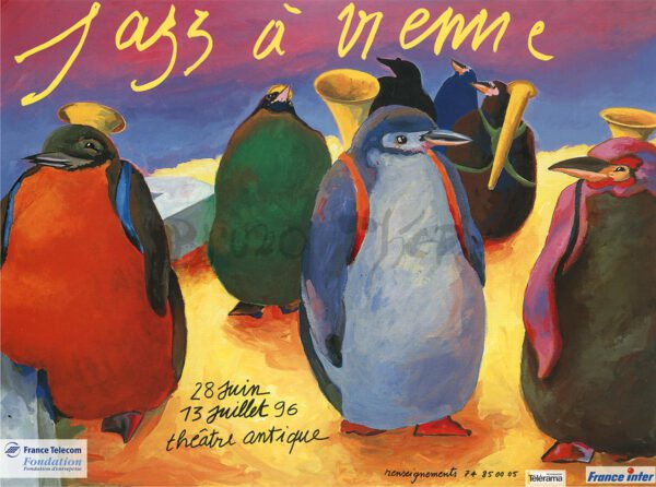 Affiche Jazz à Vienne 1996
