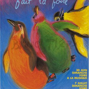 Affiche Jazz à Vienne Fait la Foire 1996