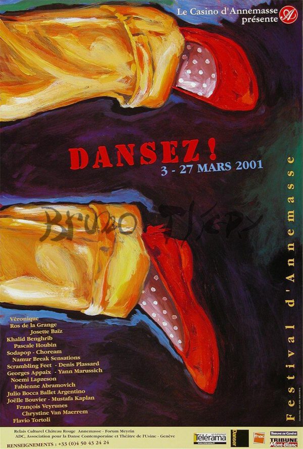 Affiche Dansez 2001
