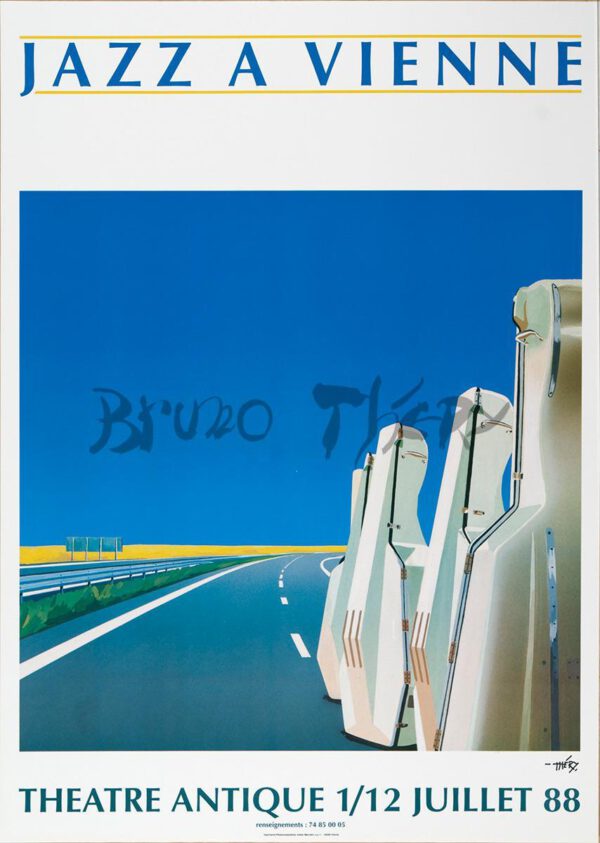 Affiche Jazz à Vienne 1988