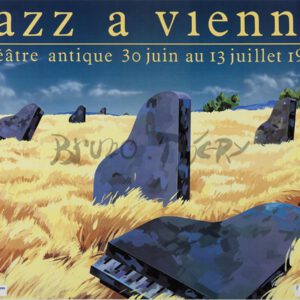 Affiche Jazz à Vienne 1990