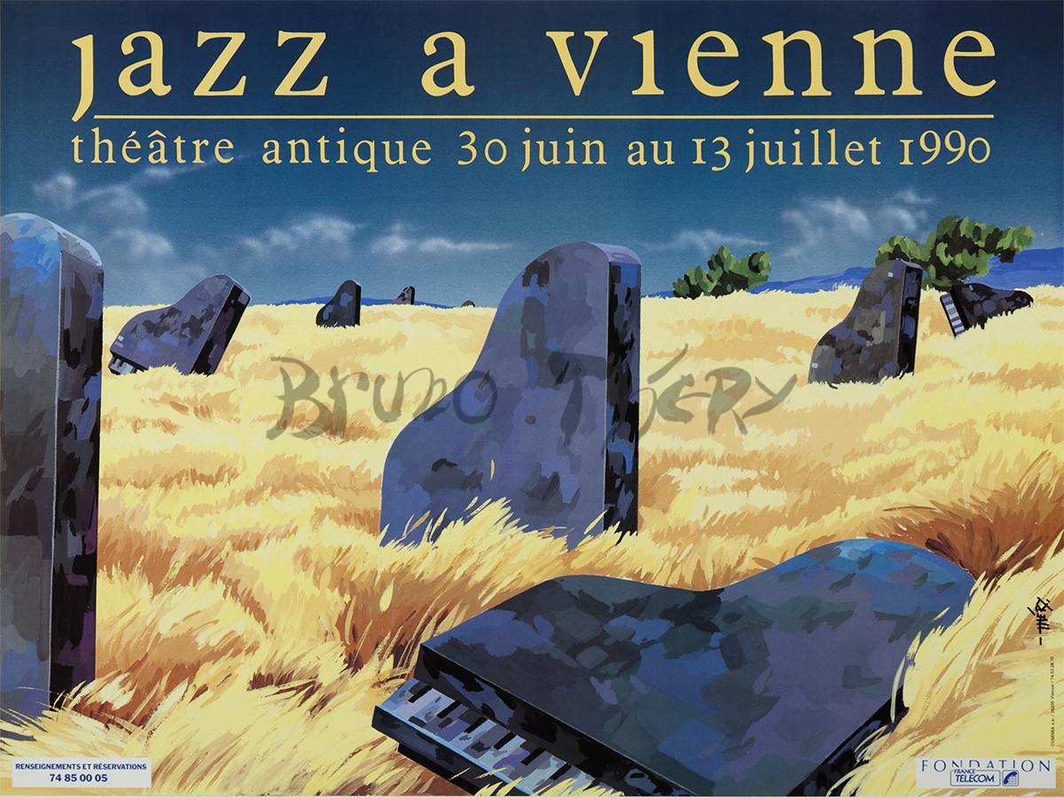 Affiche Jazz à Vienne 1990 – Image 1