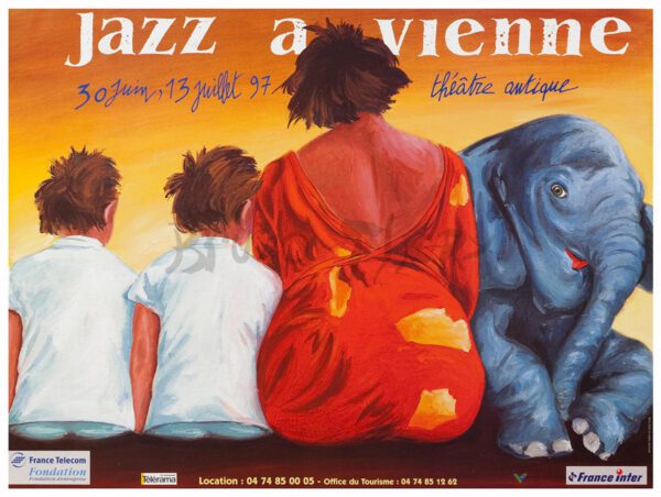 Affiche Jazz à Vienne 1997
