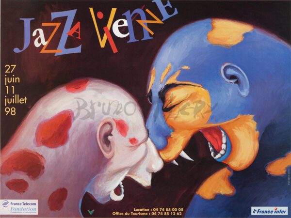 Affiche Jazz à Vienne 1998