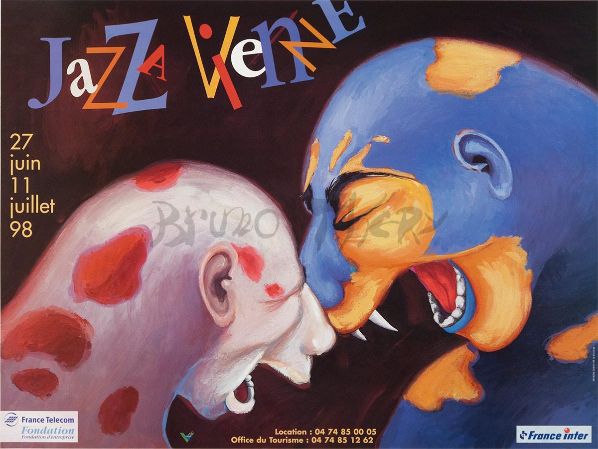 Affiche Jazz à Vienne 1998 – Image 1