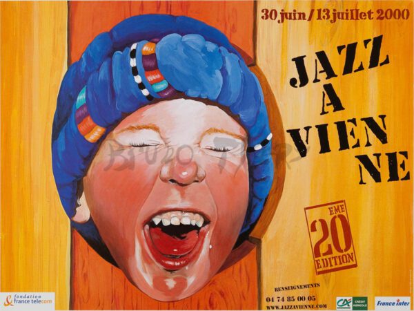 Affiche Jazz à Vienne 2000