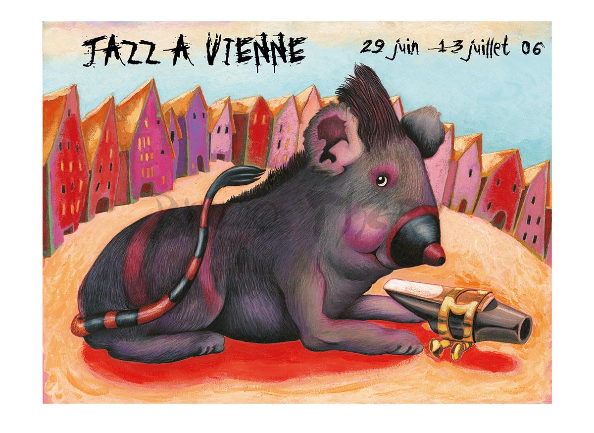 Affiche Jazz à Vienne 2006 – Image 3