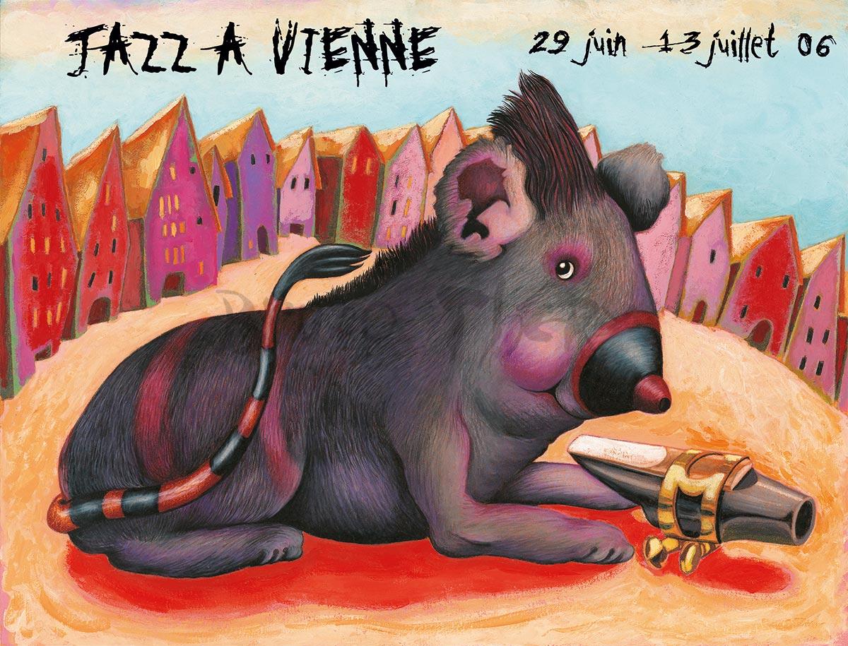 Affiche Jazz à Vienne 2006 – Image 1