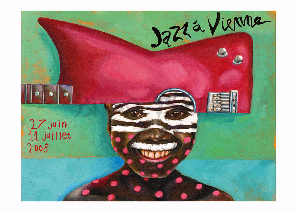Affiche Jazz à Vienne 2008 – Image 2