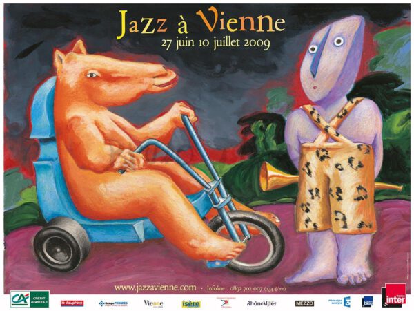 Affiche Jazz à Vienne 2009