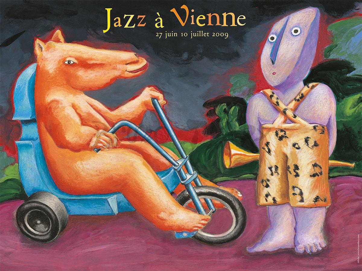 Affiche Jazz à Vienne 2009 – Image 1