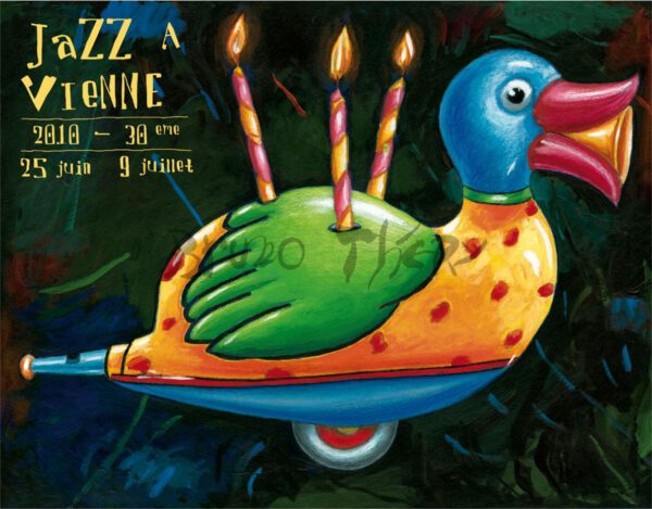 Affiche Jazz à vienne 2010