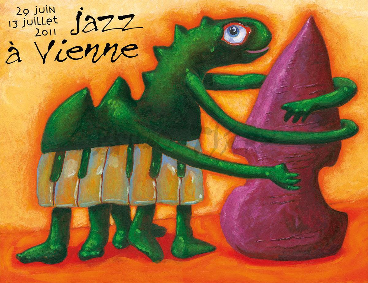 Affiche Jazz à Vienne 2011 – Image 1