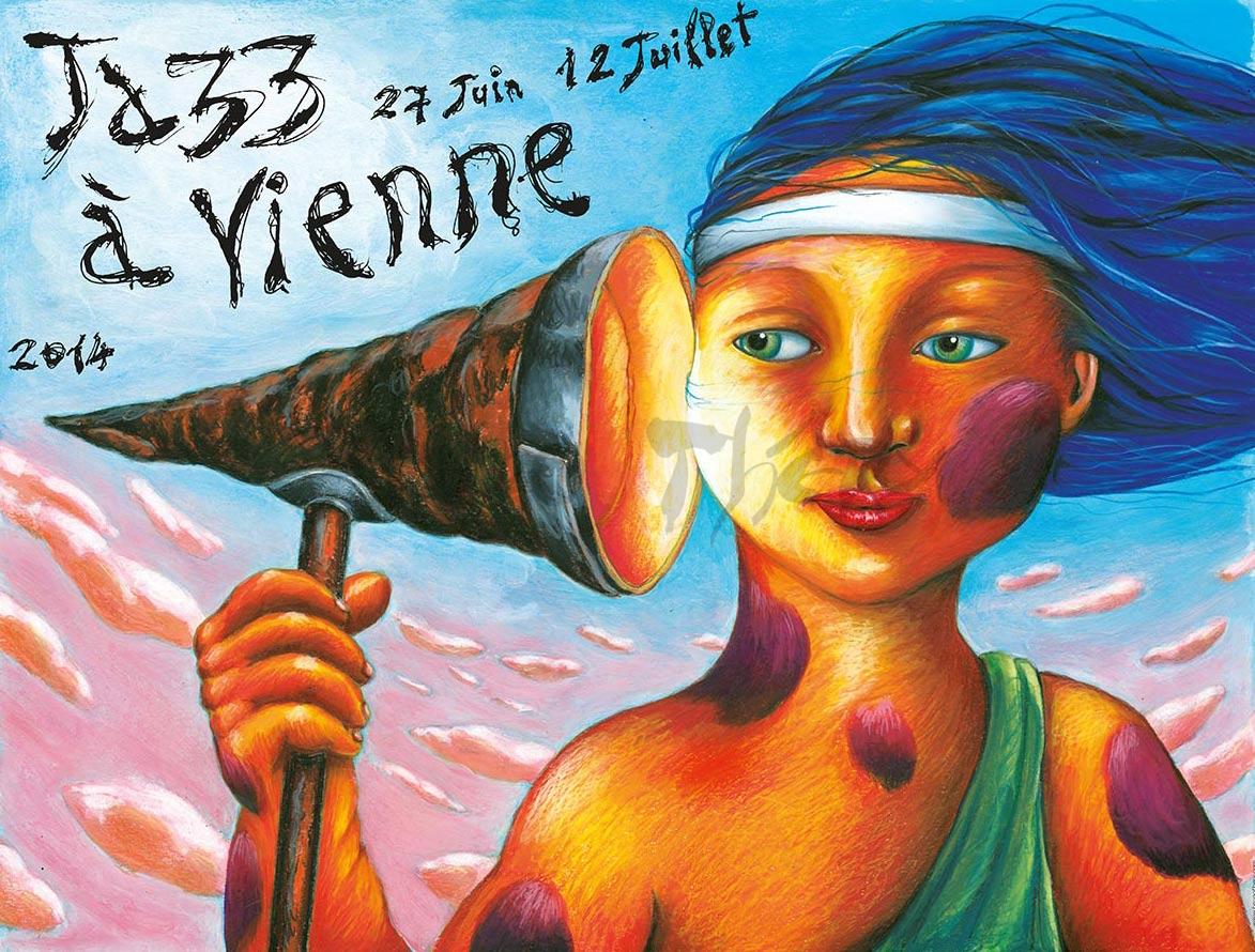 Affiche Jazz à Vienne 2014 – Image 1