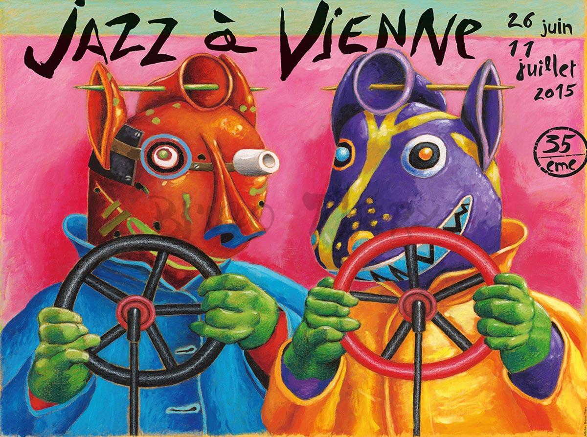 Affiche Jazz à Vienne 2015 – Image 1