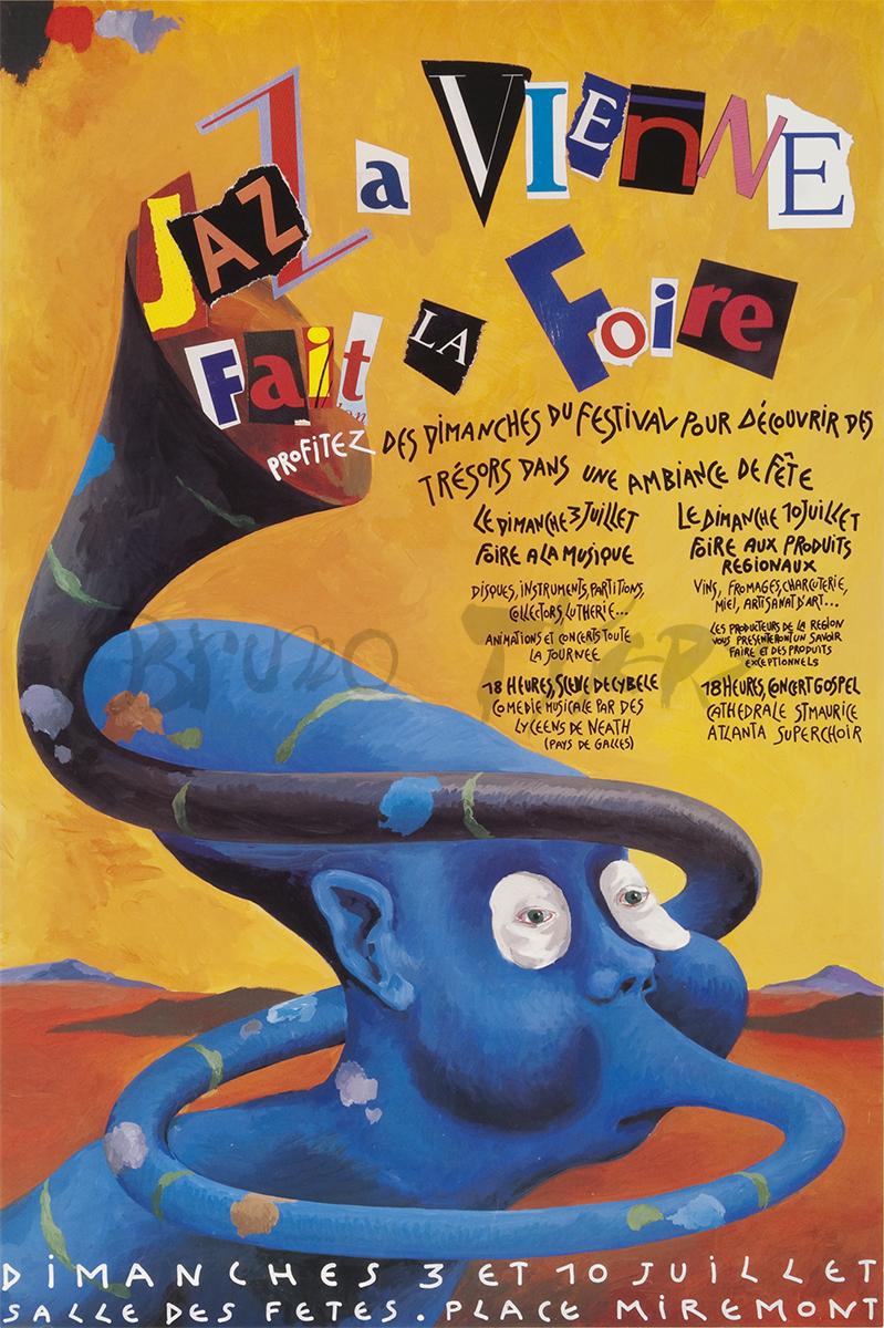Affiche Jazz à Vienne Fait la Foire 1994 – Image 1