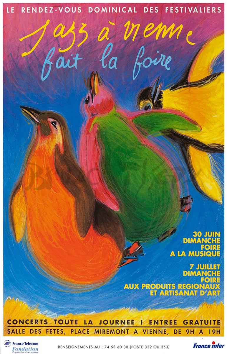 Affiche Jazz à Vienne Fait la Foire 1996 – Image 2