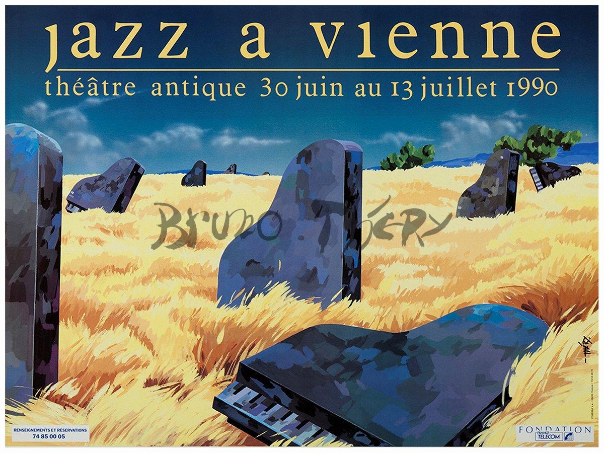 Affiche Jazz à Vienne 1990 – Image 2