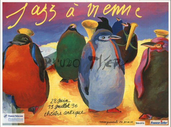 Affiche Jazz à Vienne 1996