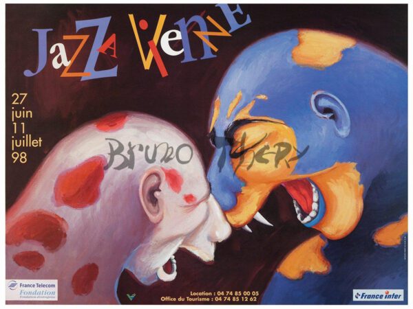 Affiche Jazz à Vienne 1998