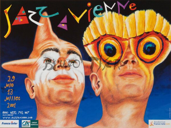 Affiche Jazz à Vienne 2001