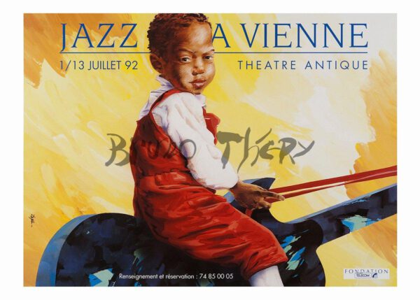 Affiche Jazz à Vienne 1992