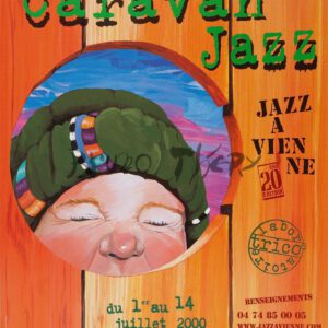 Affiche Jazz à Vienne Caravan'Jazz 2000