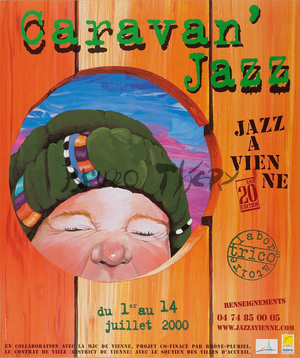 Affiche Jazz à Vienne Caravan