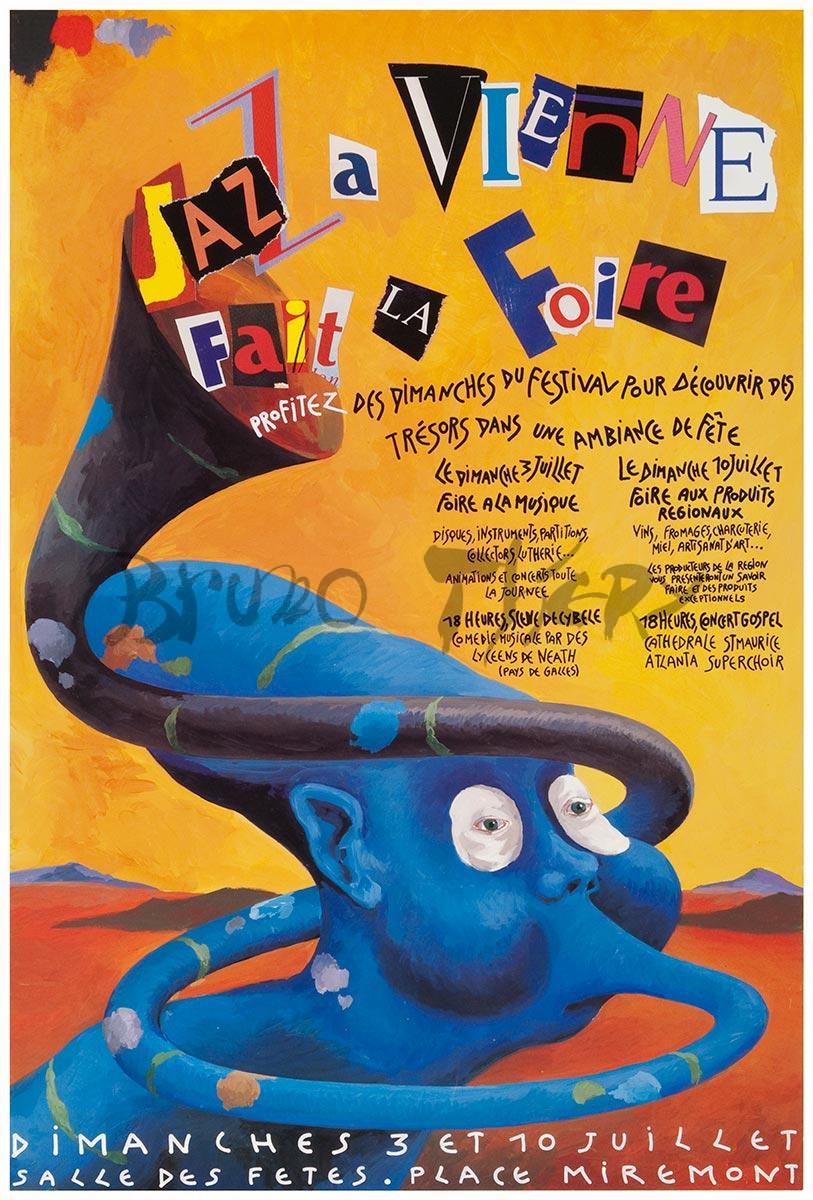 Affiche Jazz à Vienne Fait la Foire 1994 – Image 2