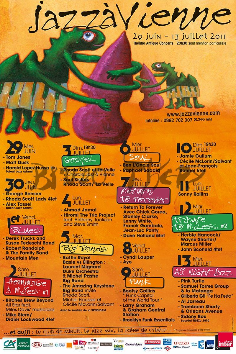 Affiche Jazz à Vienne 2011 – Image 3