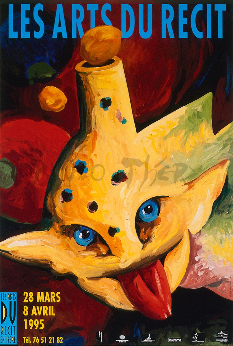 Les Arts du Récit en Isère 1995 Affiche – Image 1