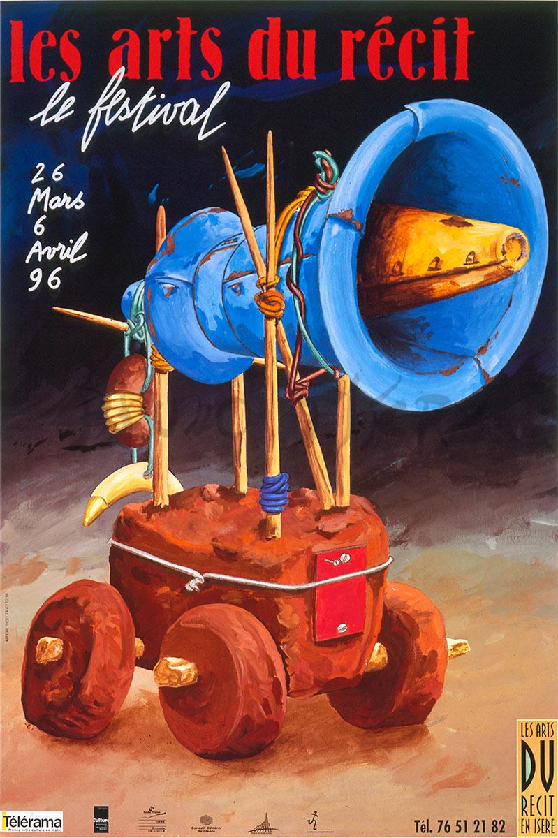 les Arts du Récit en Isère 1996 Affiche – Image 1