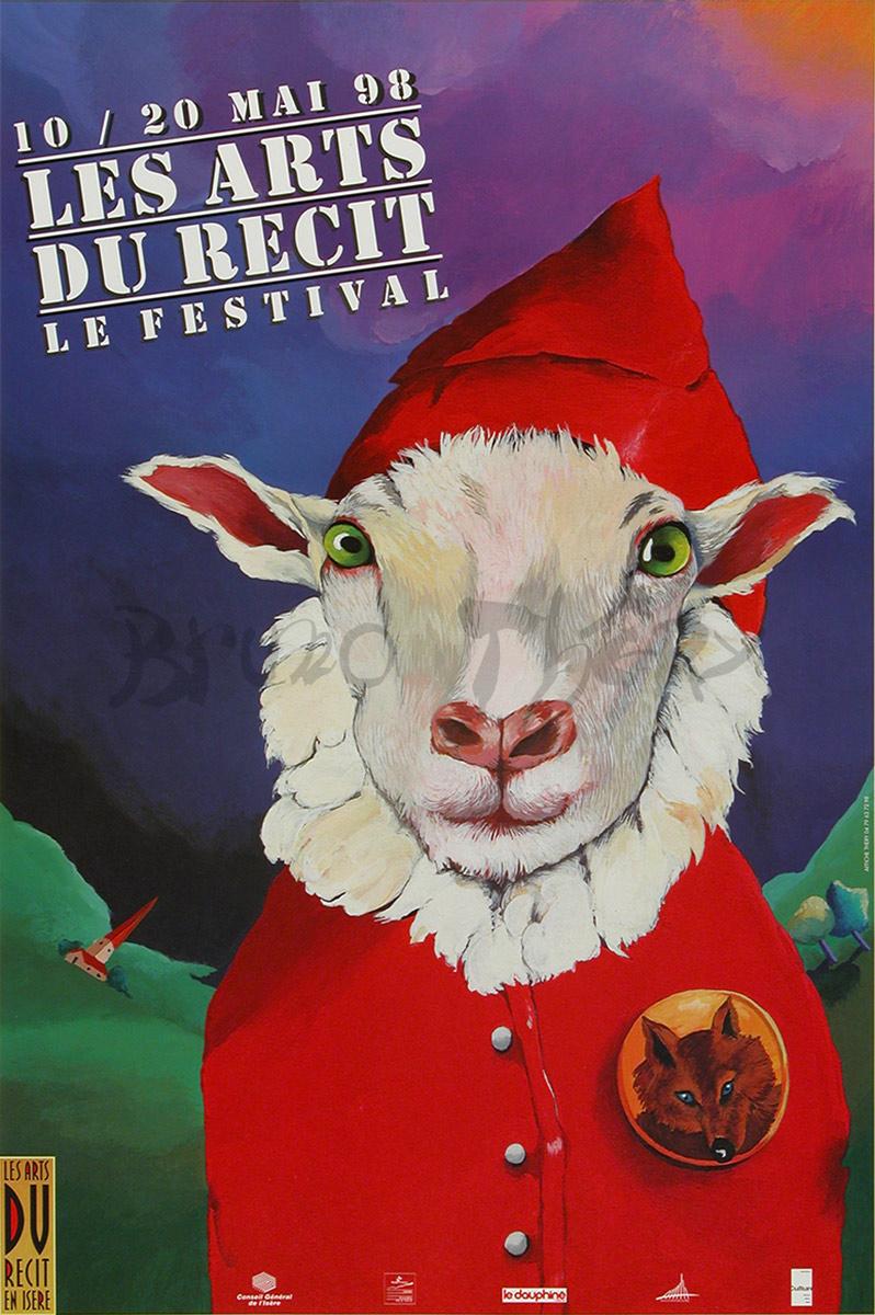 Les Arts du Récit en Isère 1998 Affiche – Image 1