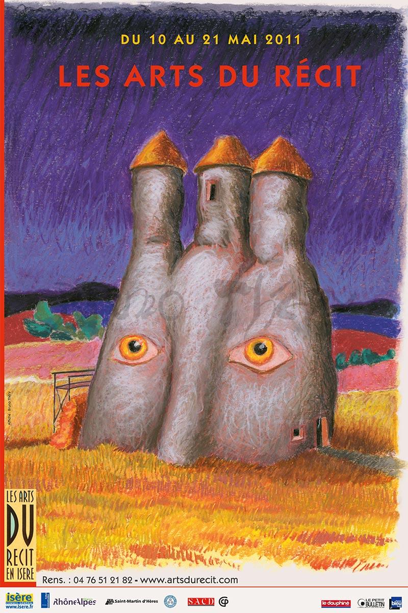 Les Arts du Récit en Isère 2011 Affiche – Image 2
