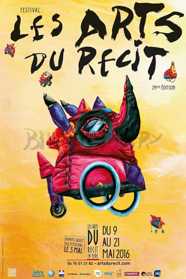 Les Arts du Récit en Isère 2016 Affiche
