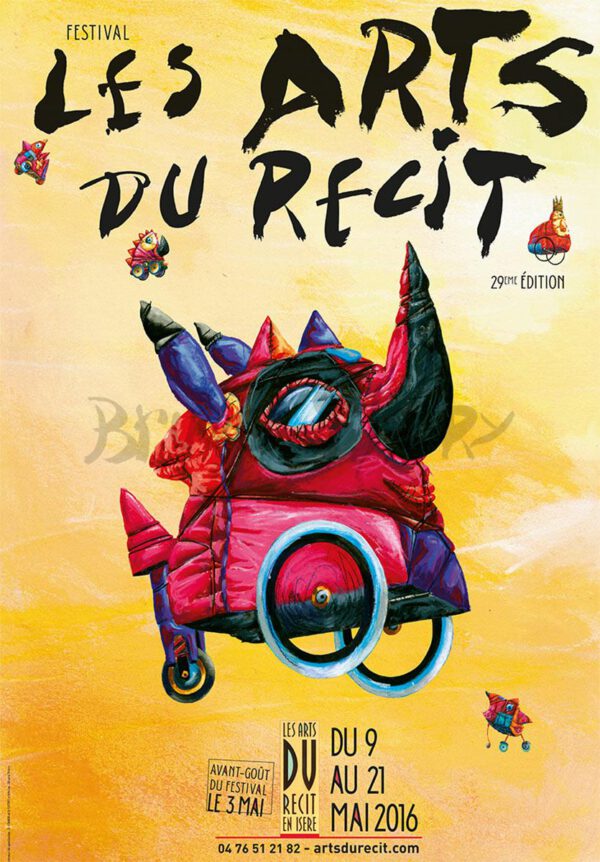 Les Arts du Récit en Isère 2016 Affiche