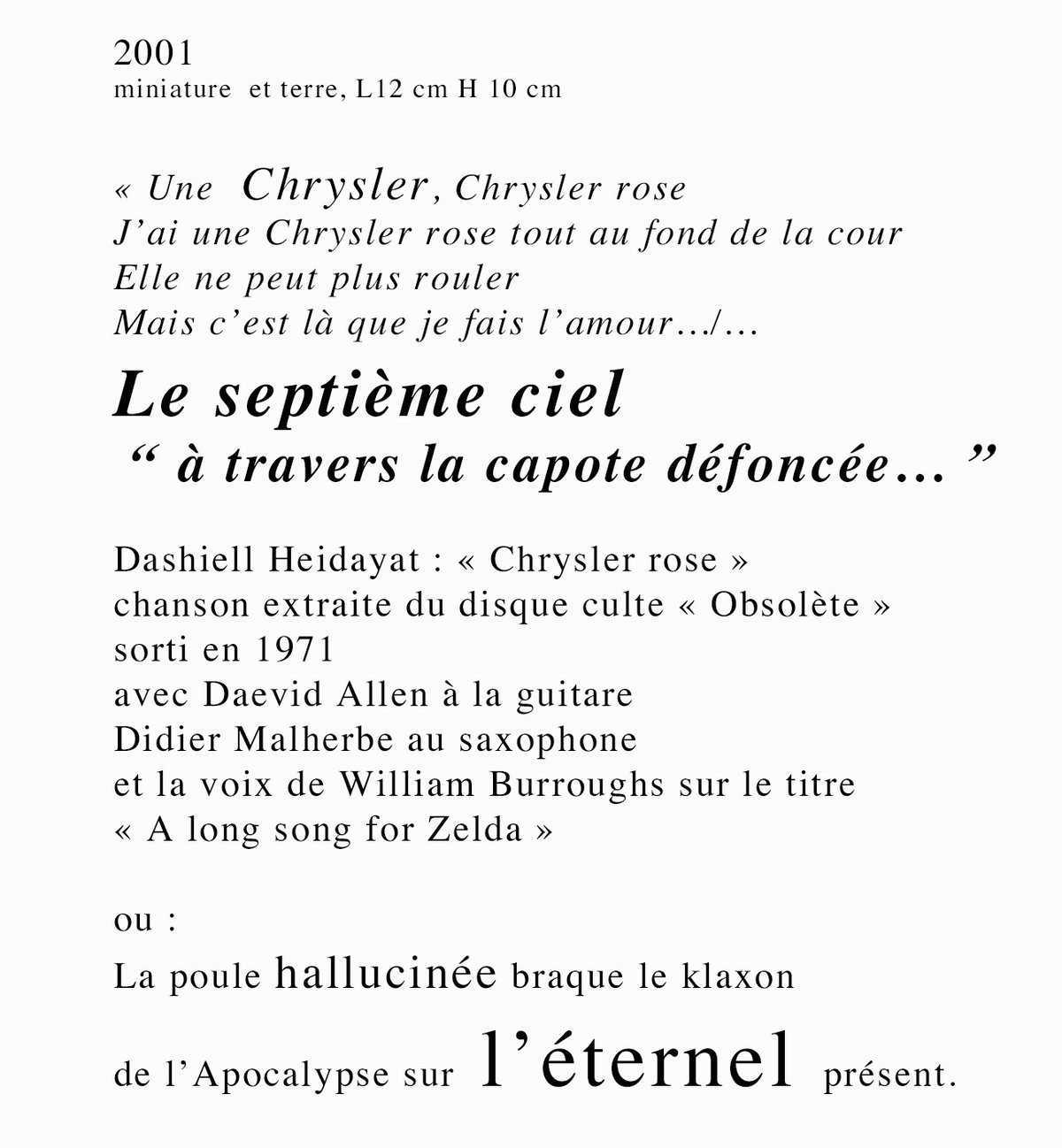 Affiche A Vaulx Jazz 2001 – Image 2