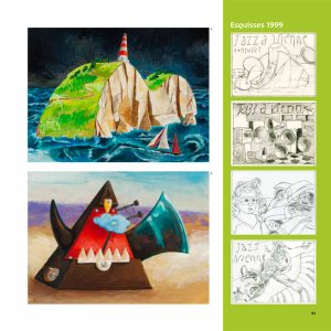 Histoires d'affiches à Jazz à Vienne, projets et croquis
