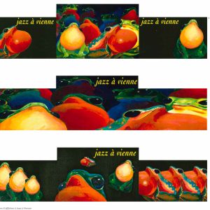 Histoires d'affiches à Jazz à Vienne, page dédiée aux décors du théâtre antique en 1999