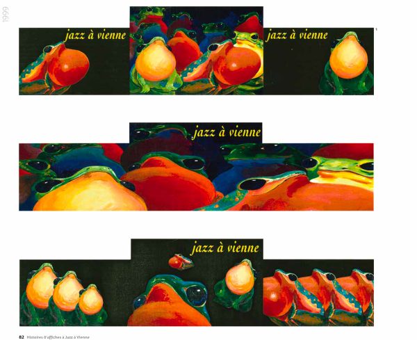 Histoires d'affiches à Jazz à Vienne, page dédiée aux décors du théâtre antique en 1999